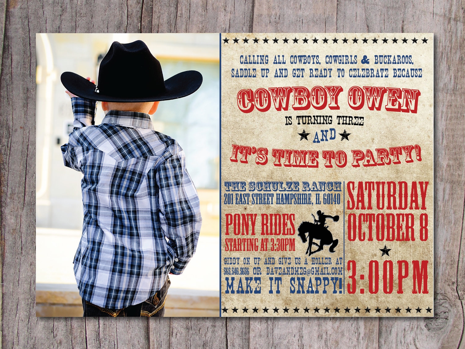 cowboy birthday invitations templates free
