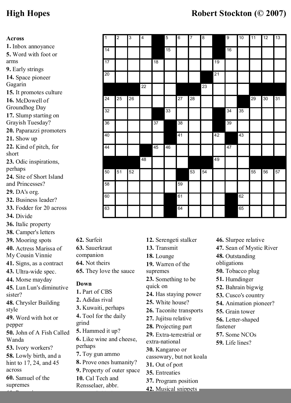 Free Printable Crossword Puzzles Medium Difficulty Free Printable