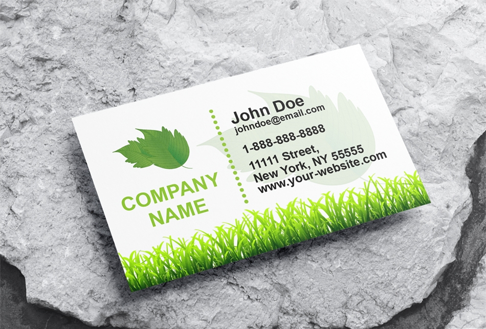 Free Printable Custom Landscaping Business Cards Canva 49 OFF
