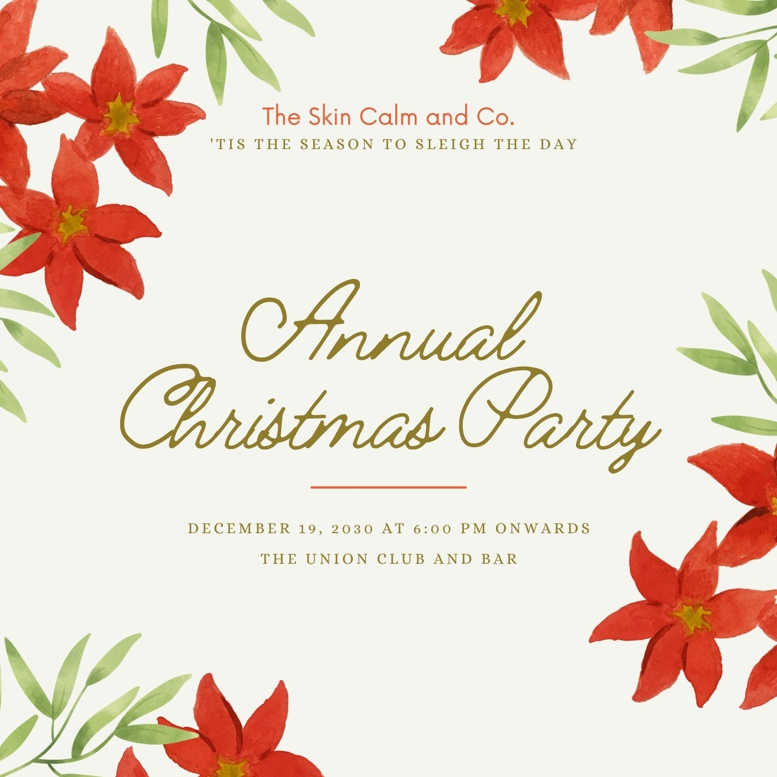 Free Printable Customizable Christmas Invitation Templates Canva