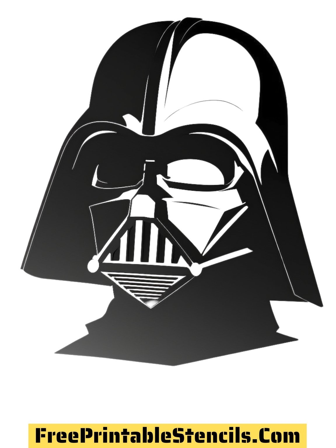 Free Printable Darth Vader Stencils Templates And Silhouettes Free