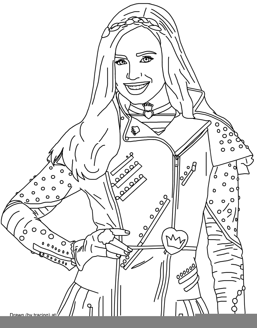 Free Printable Descendants Coloring Pages Free Printable