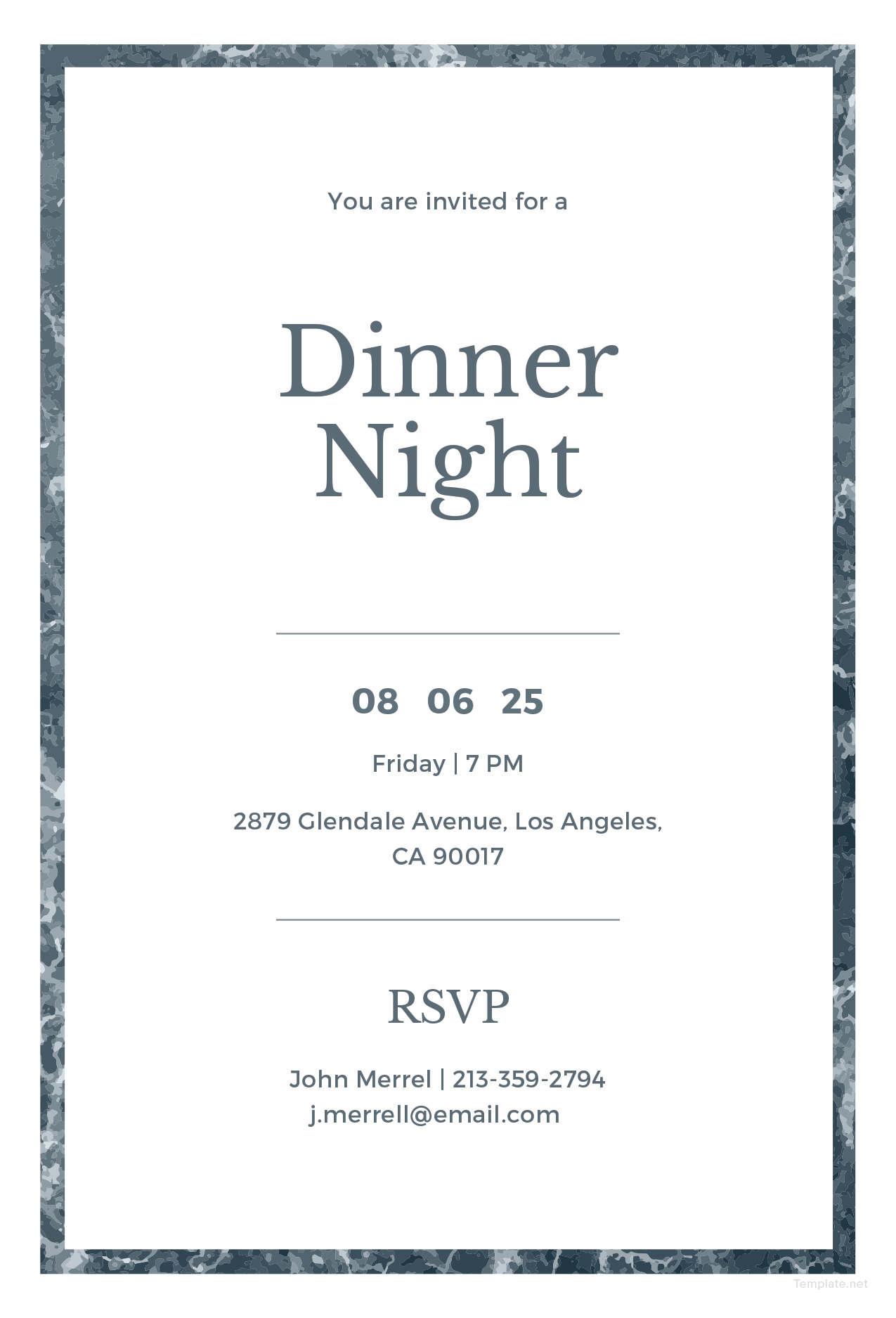 Free Printable Dinner Party Invitations Templates Of Dinner Party Hot 