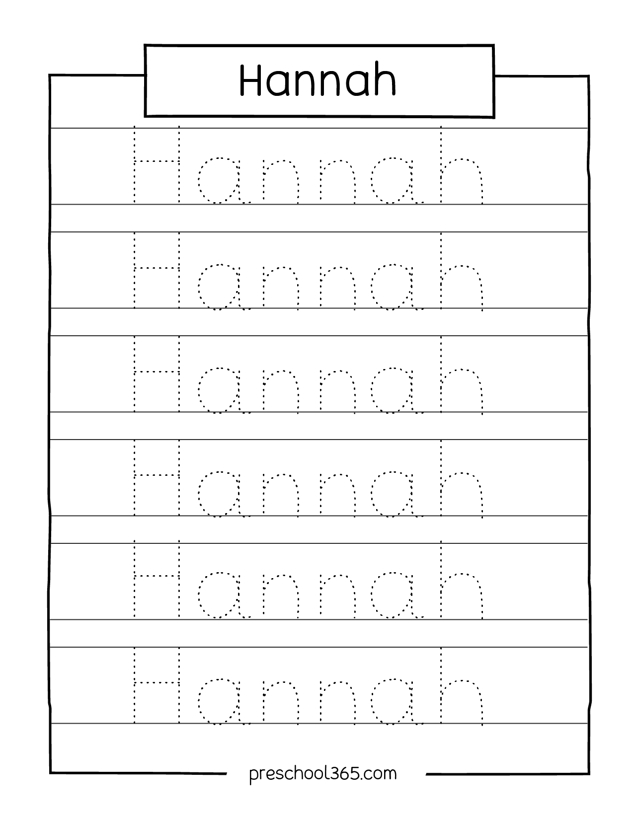  Free Printable EDITABLE Name Tracing Worksheets Worksheets Library