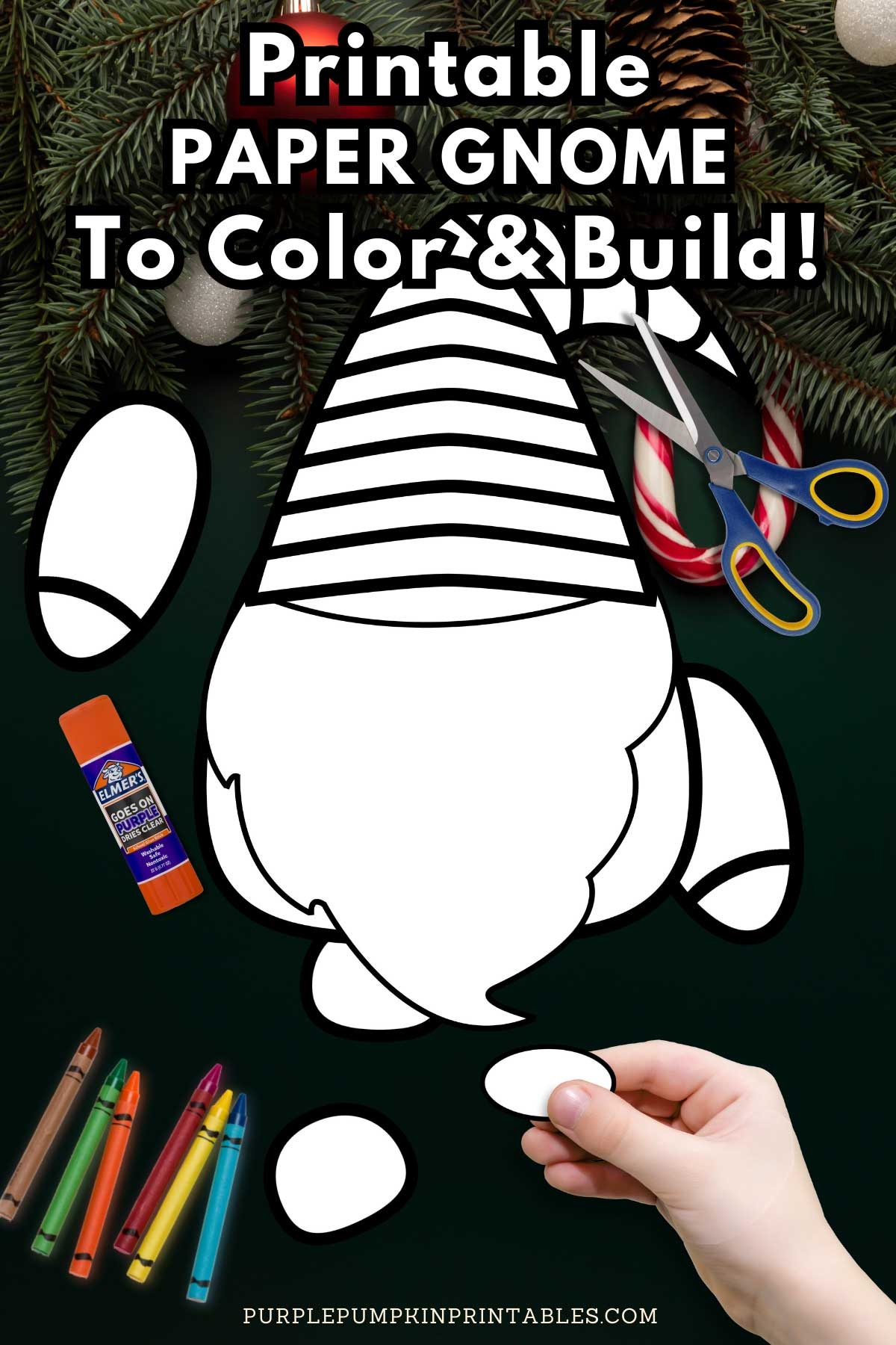 printable gnome craft