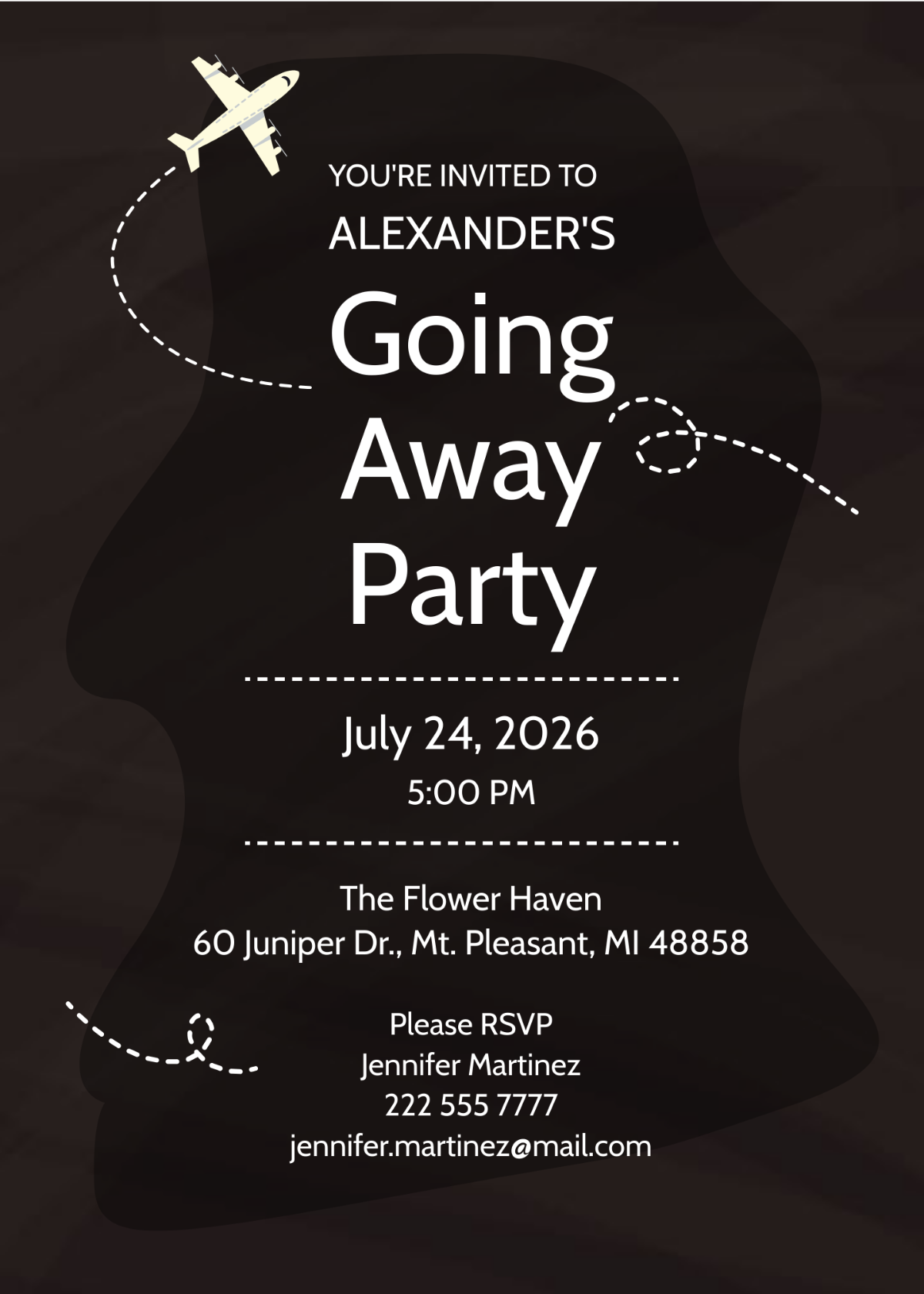 Free Printable Going Away Party Invitation Template To Edit Online