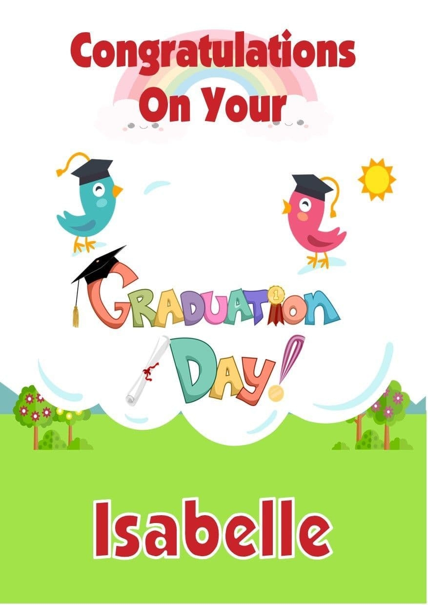 free printable graduation cards for preschoolers
