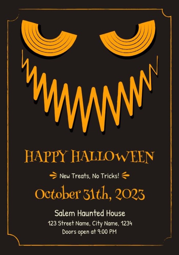 Free Printable Halloween Birthday Invitation Templates 57 OFF