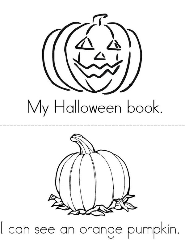 Free Printable Halloween Mini Books