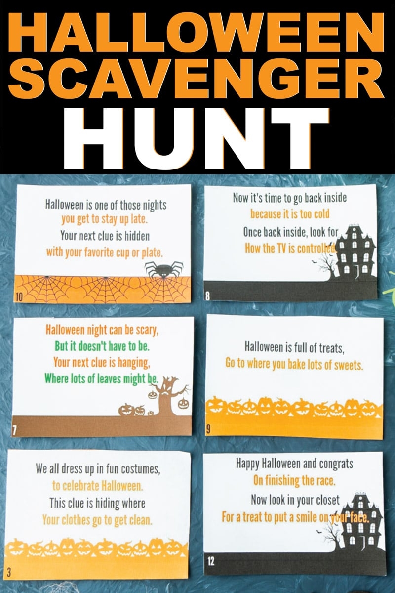 Free Printable Halloween Scavenger Hunt That 39 s Perfect For Kids