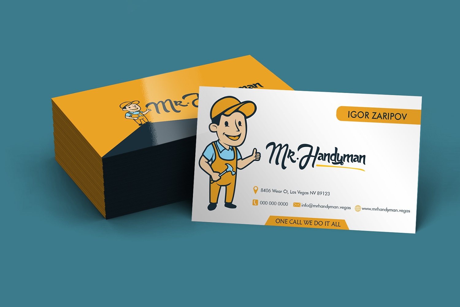 free printable handyman business cards