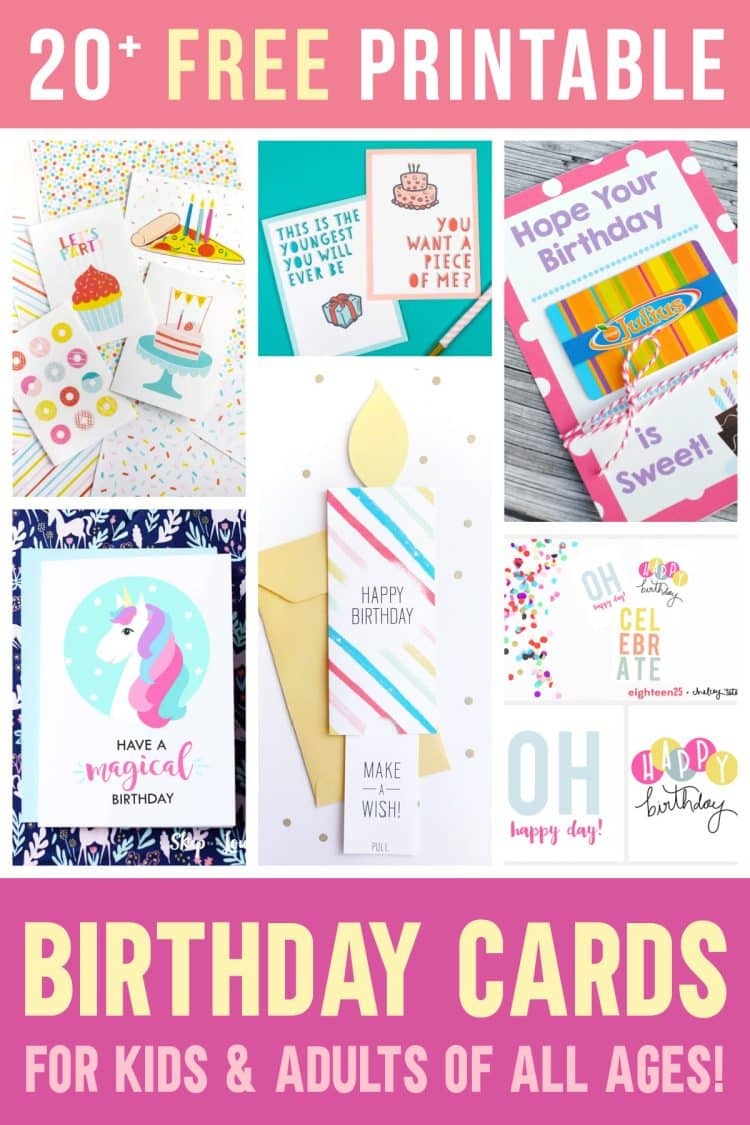 Free Printable Happy 10th Birthday Cards