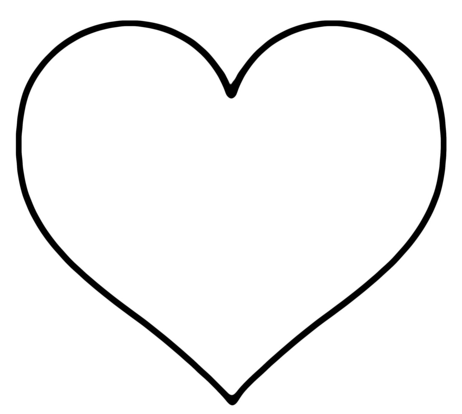 printable heart templates free
