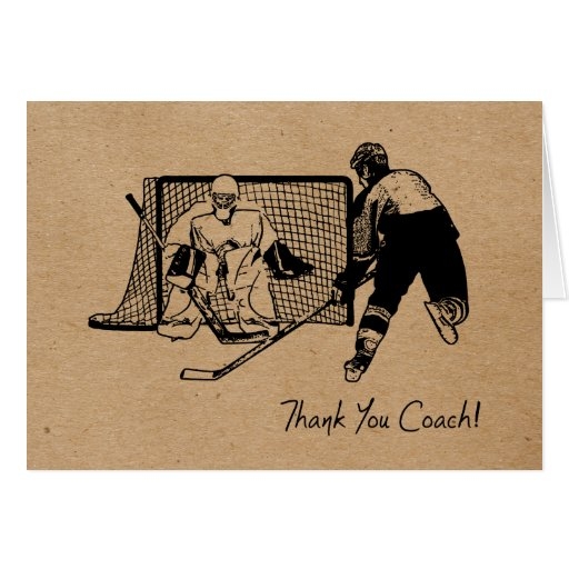 Free Printable Hockey Coach Thank You Cards Printable Word Searches