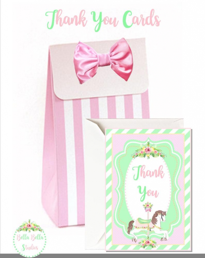 Free Printable Horse Thank You Cards Free Printable Card