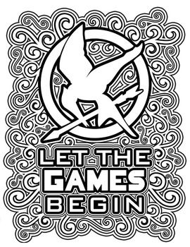 printable hunger games coloring pages