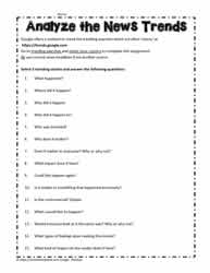 printable journalism worksheets pdf