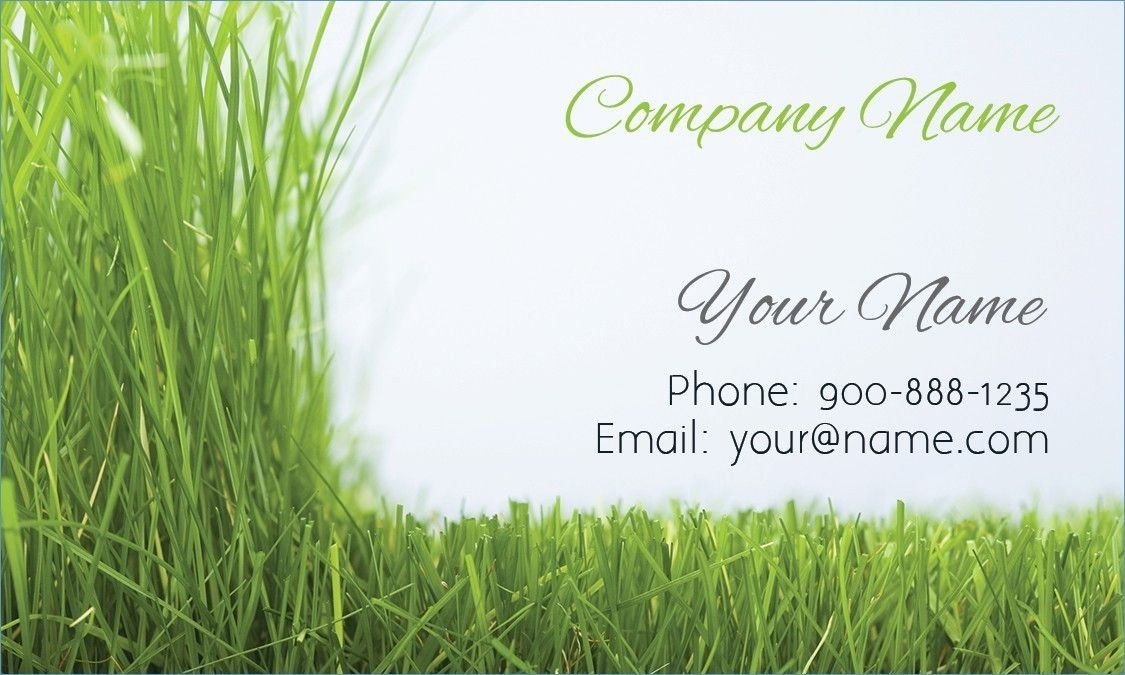 Free Printable Landscaping Business Cards Printable World Holiday
