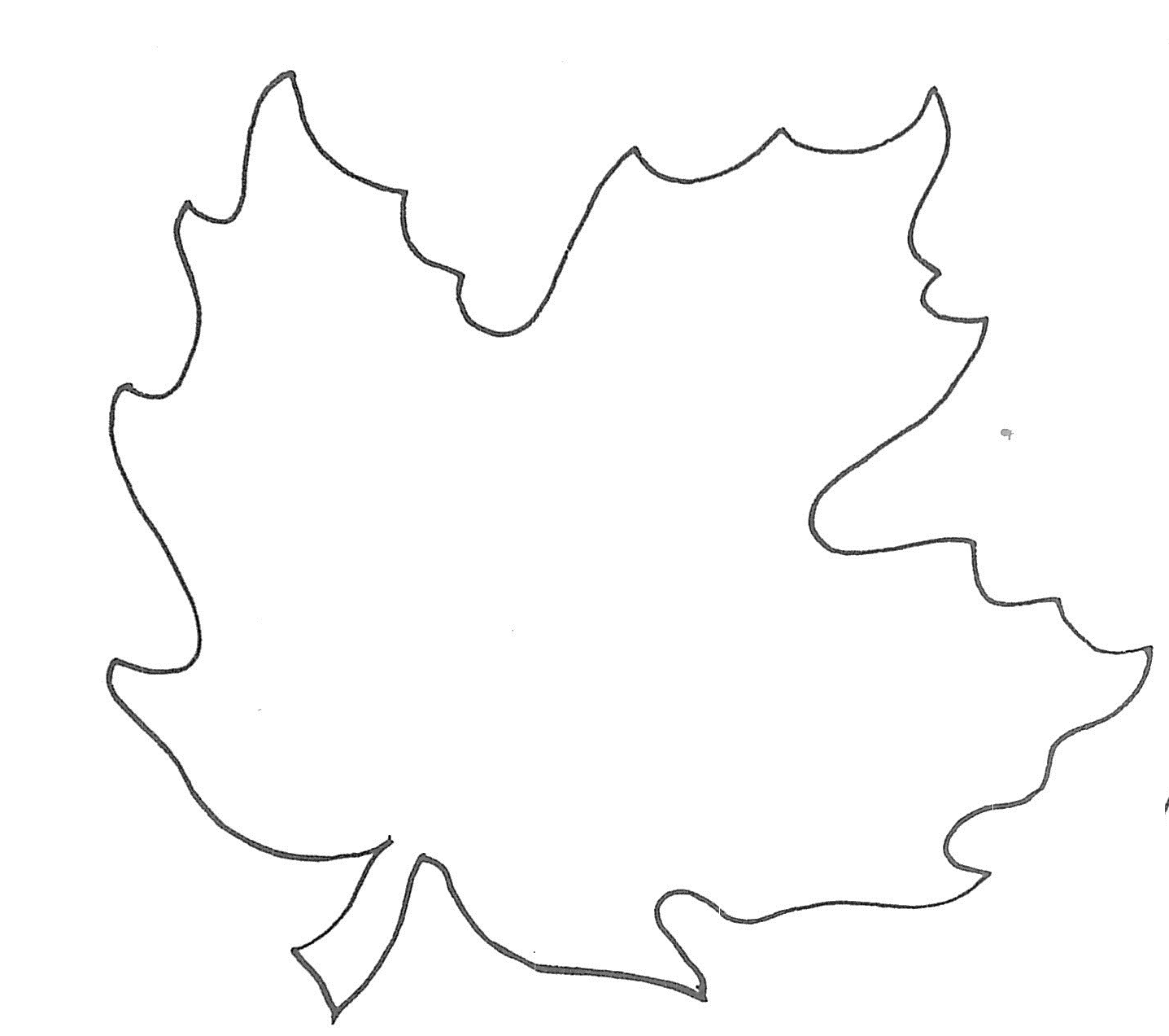 leaf template printable free