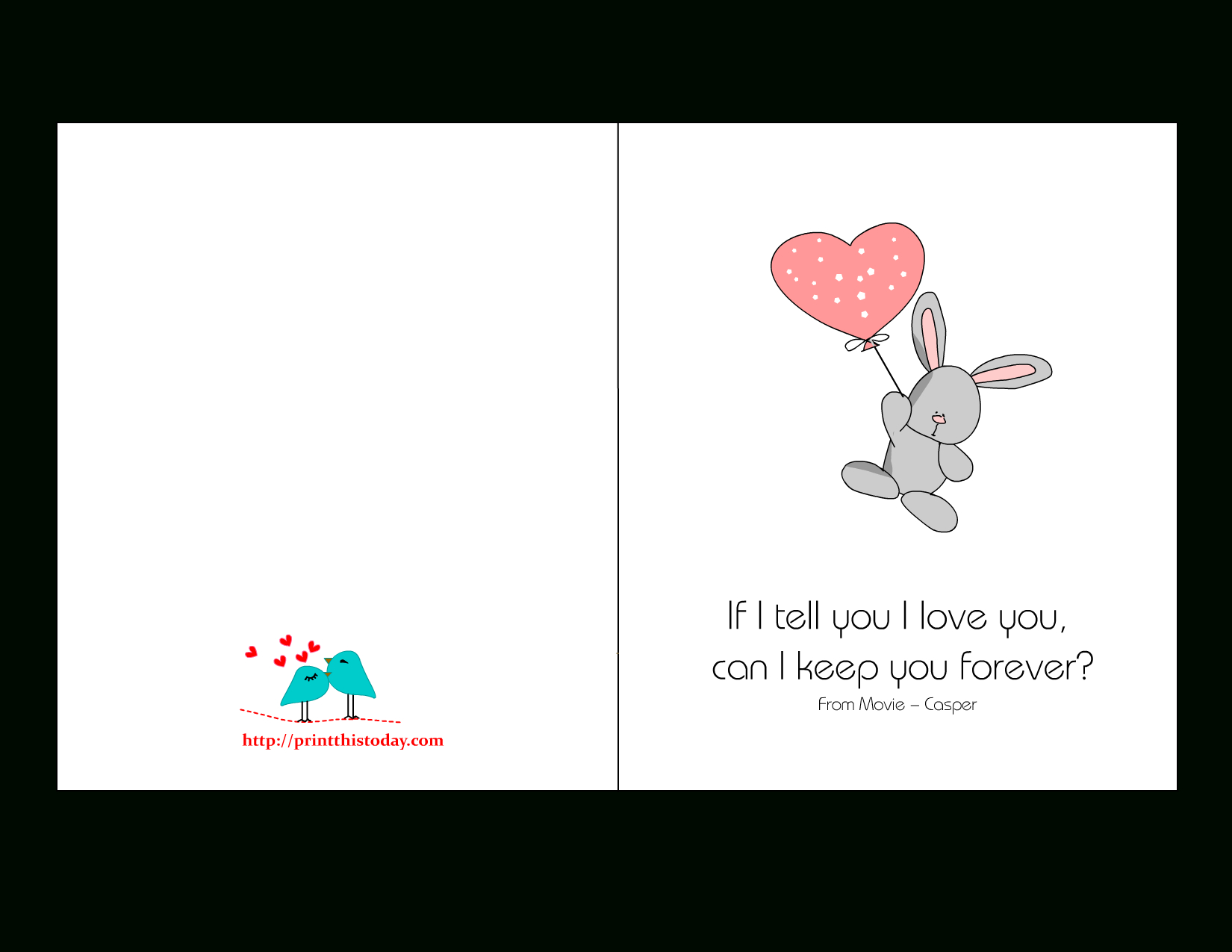 Free Printable Love Cards Free Printable