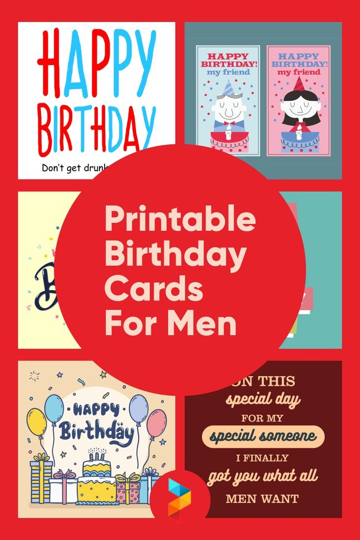 Free Printable Male Birthday Cards