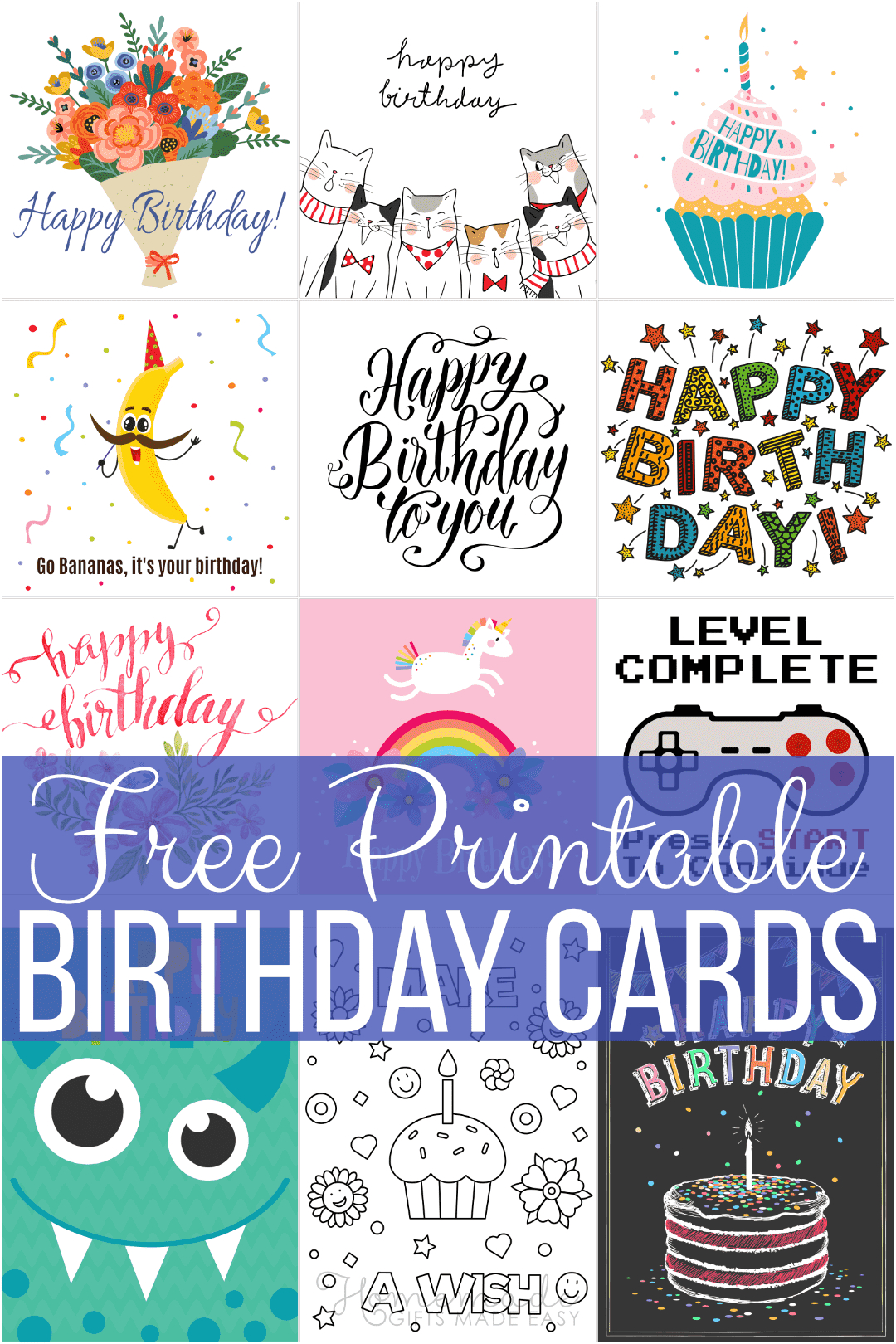 Free Printable Male Birthday Cards