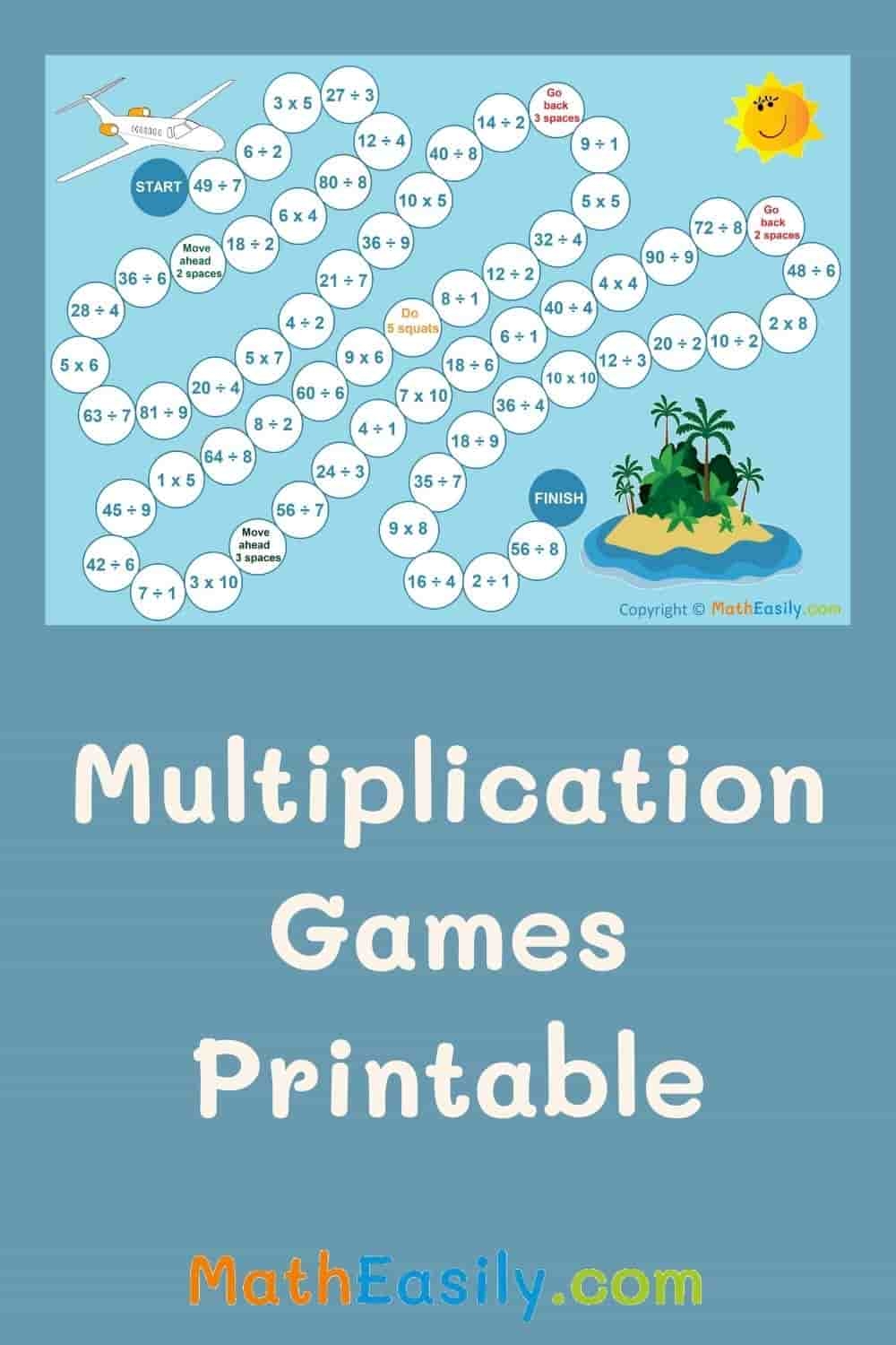 printable math games pdf