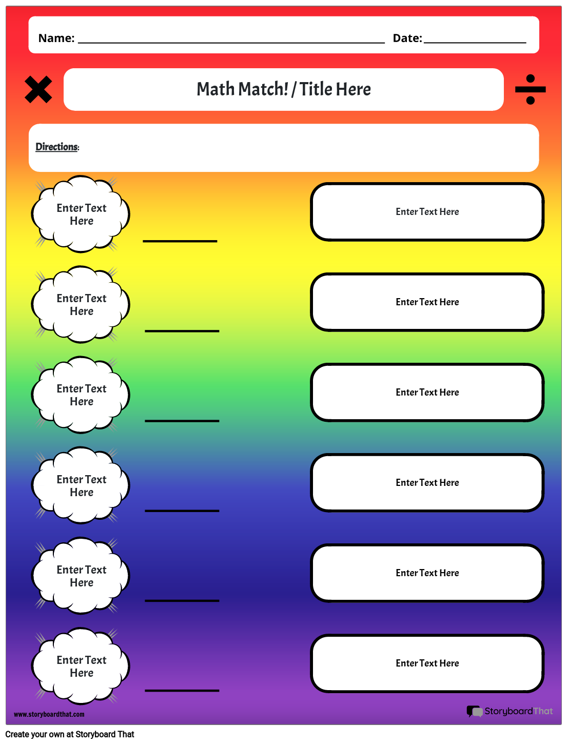 free printable math vocabulary cards