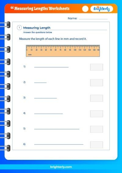 FREE Printable Measuring Lengths Worksheets PDF Brighterly