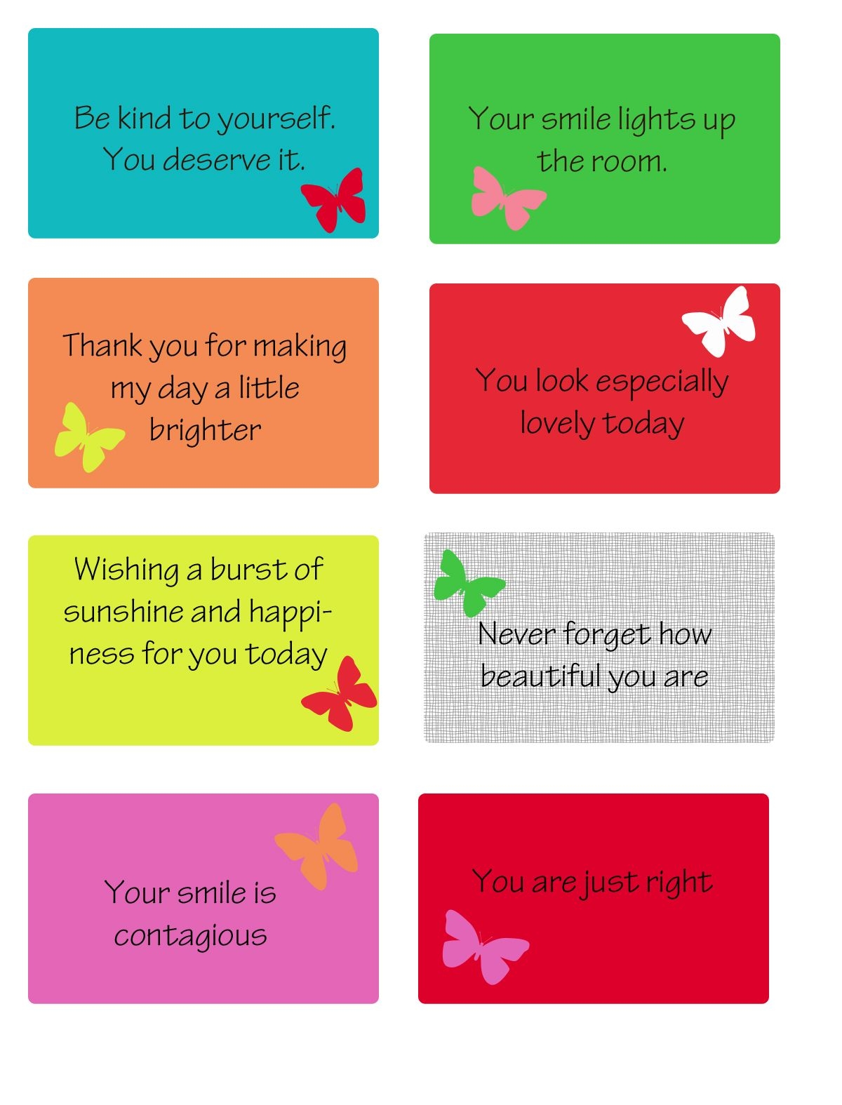 Free Printable Message Cards Free Printable Card