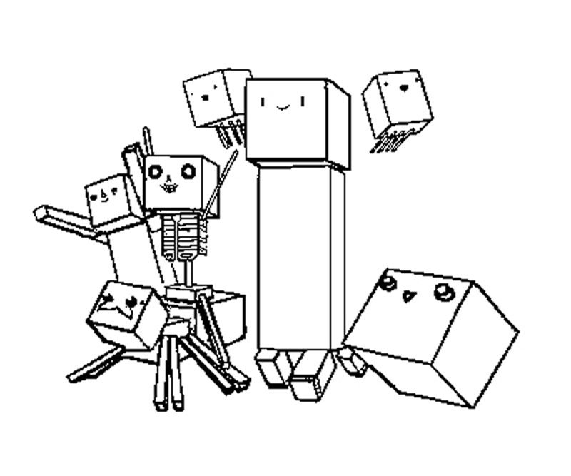 minecraft coloring pages printable free