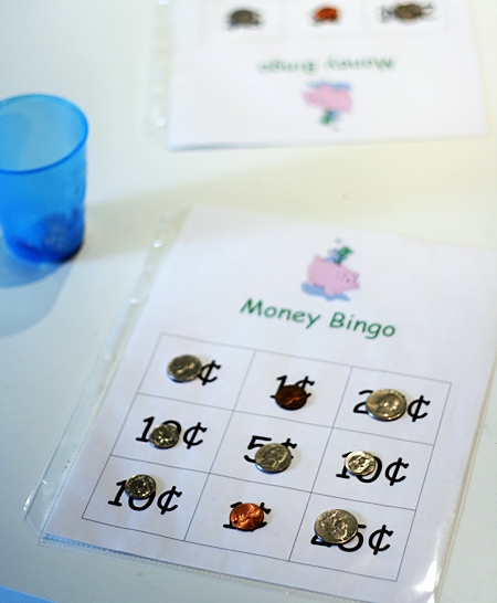 free printable money bingo cards