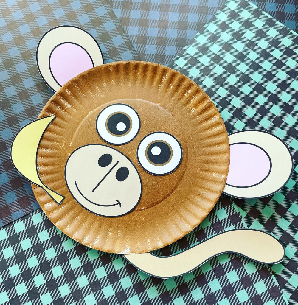 Free Printable Monkey Craft For Preschool The Hollydog Blog