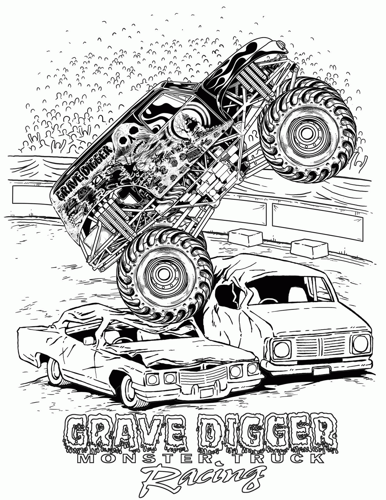 Monster Jam Coloring Pages