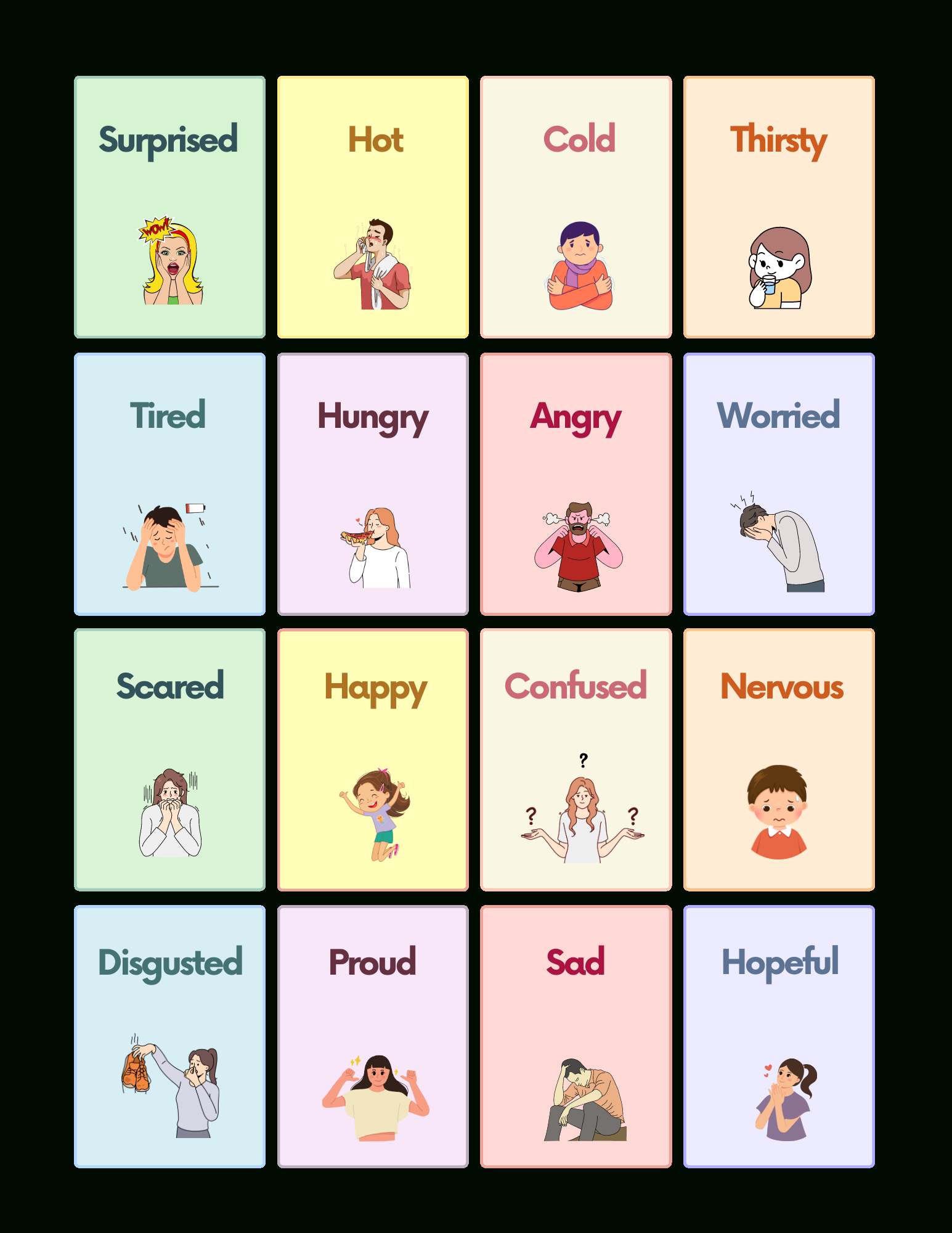 Free Printable Mood Cards