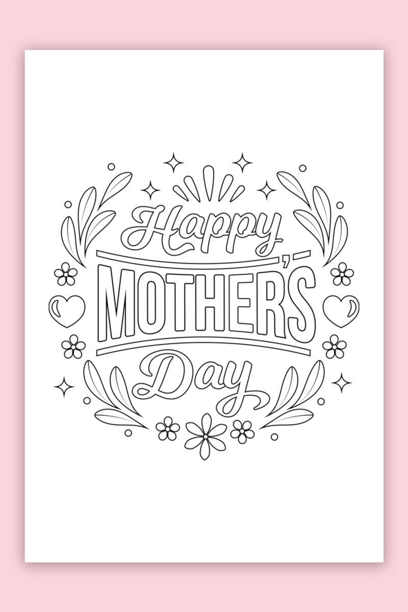 free printable mother's day cards for kids