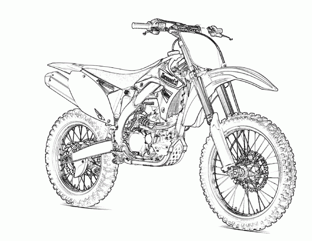 Motorcycle Coloring Pages