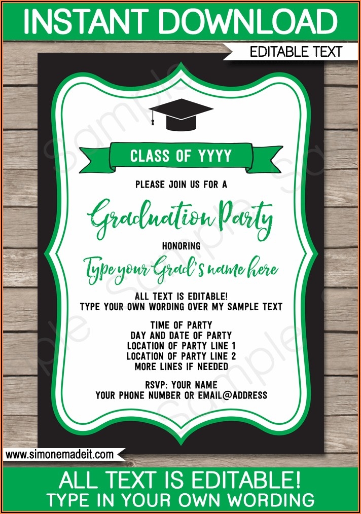 Free Printable Name Cards For Graduation Announcements Announcements 