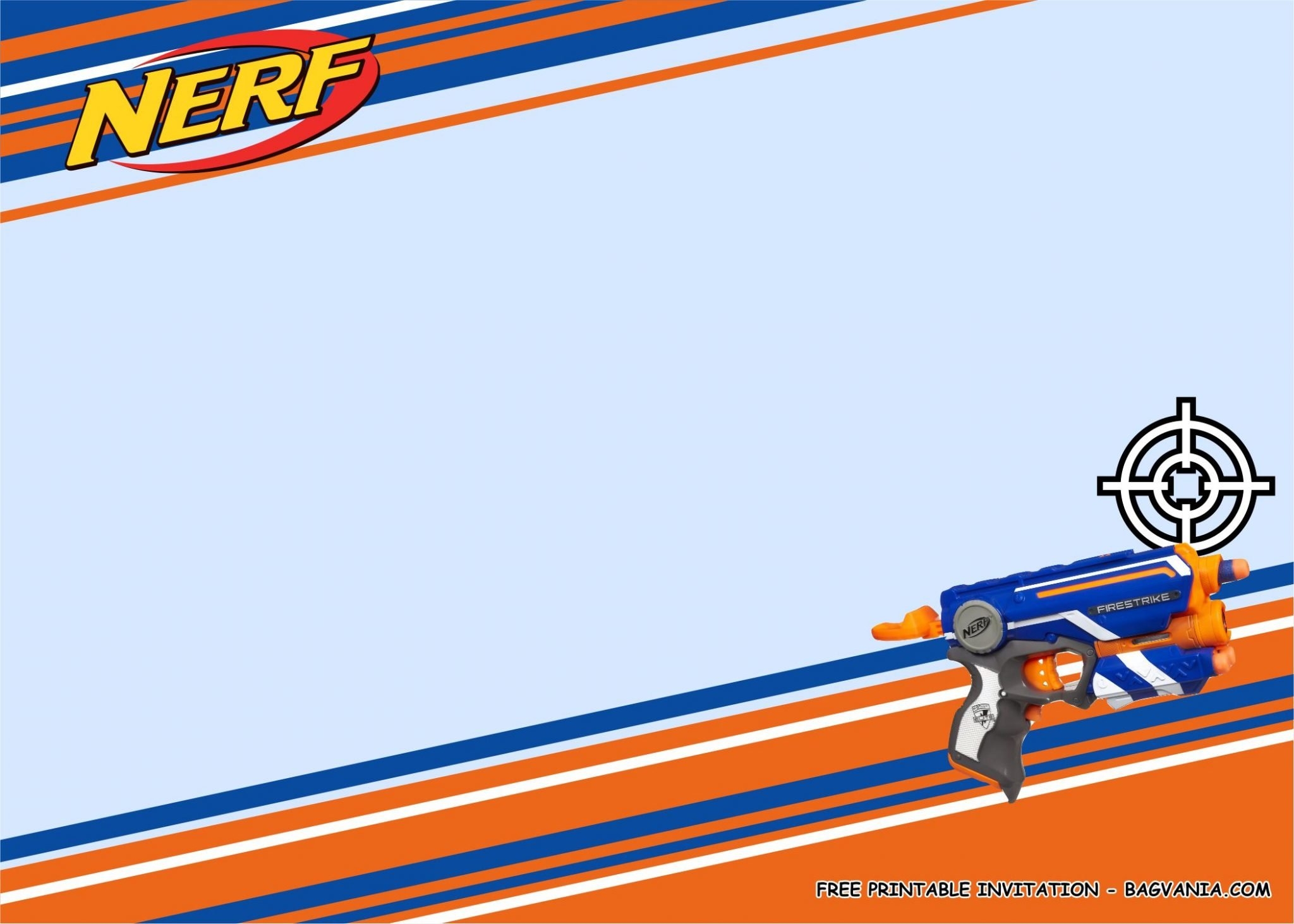  FREE PRINTABLE NERF Birthday Party Kits Template FREE Printable 