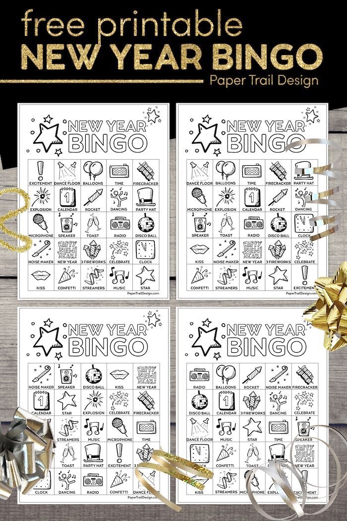 Free Printable New Year S Bingo Cards Artofit