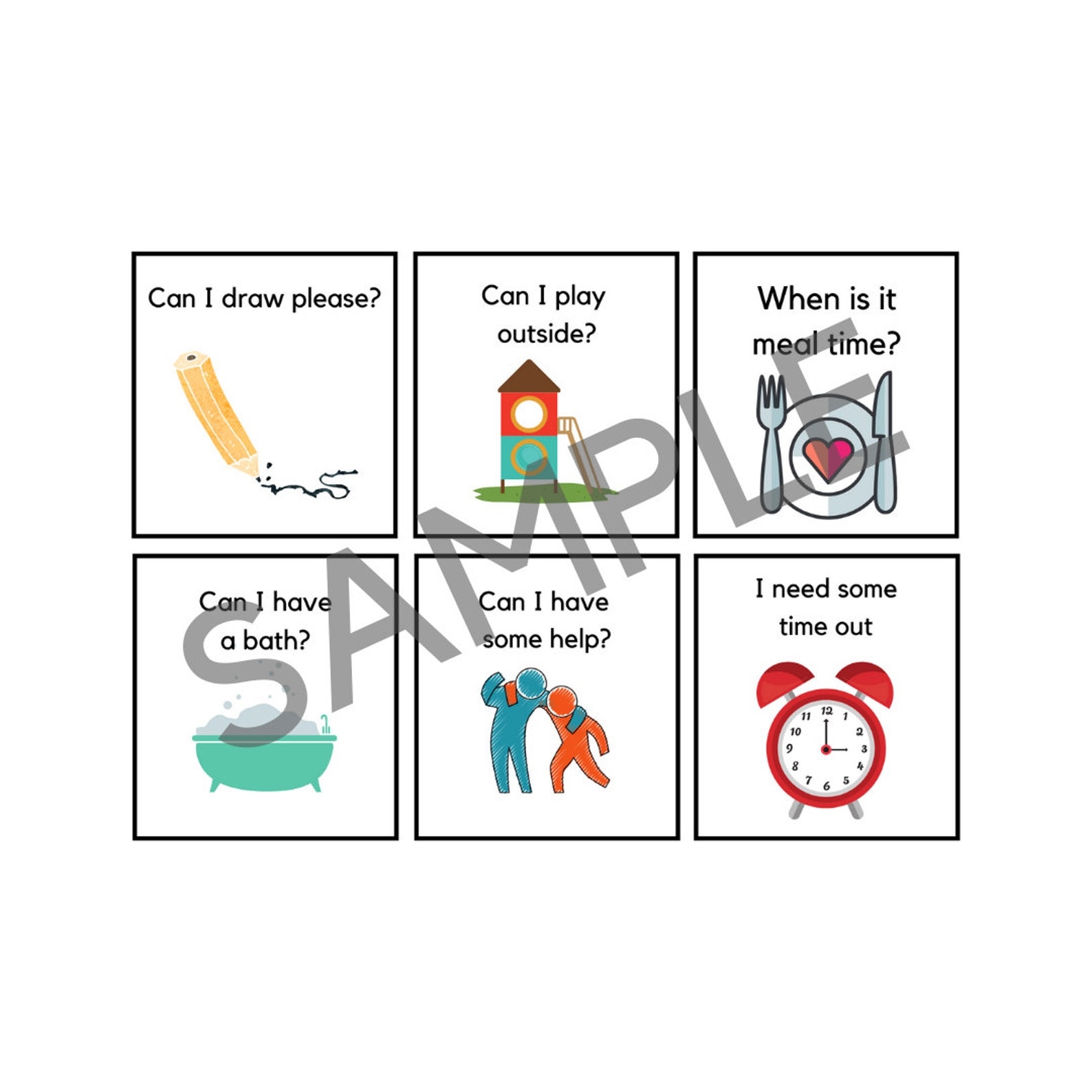 free printable non verbal communication cards pdf