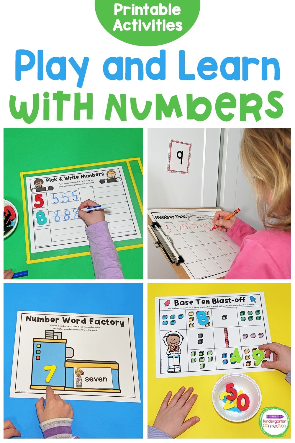 printable activities kindergarten