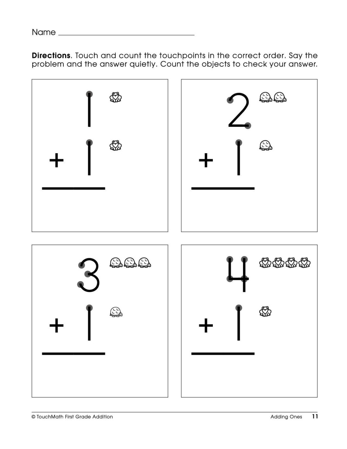 Free Printable Pdf Free Printable Touch Math Worksheets Printable 