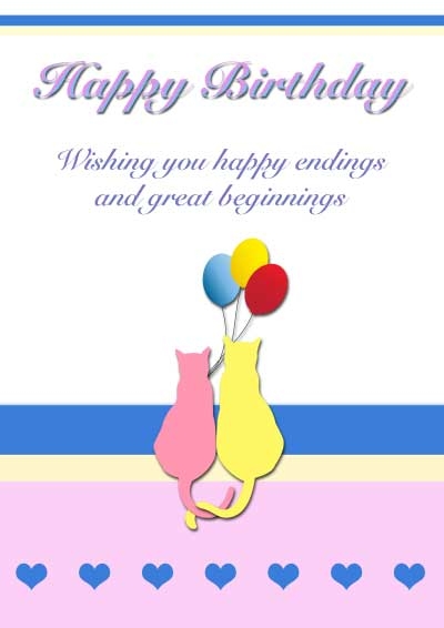 free printable pet birthday cards