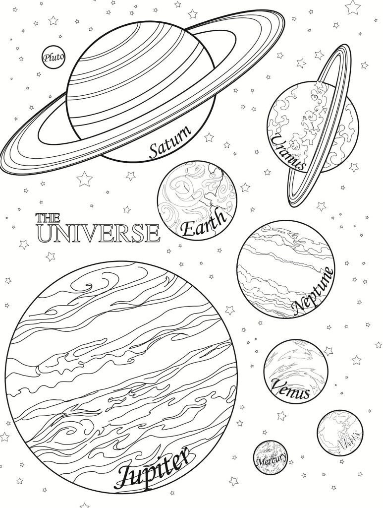 Planet Coloring Pages