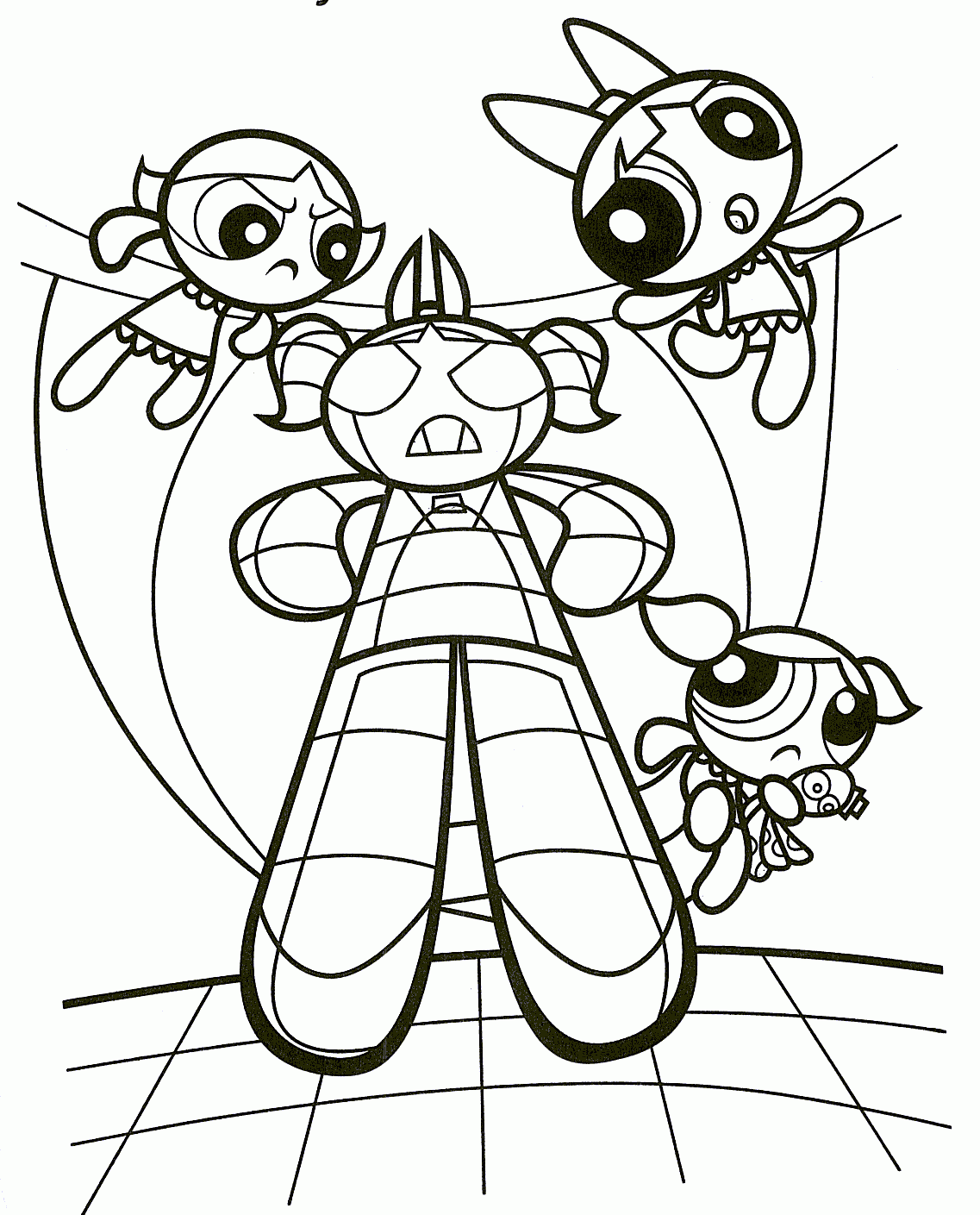 Powerpuff Girls Coloring Pages