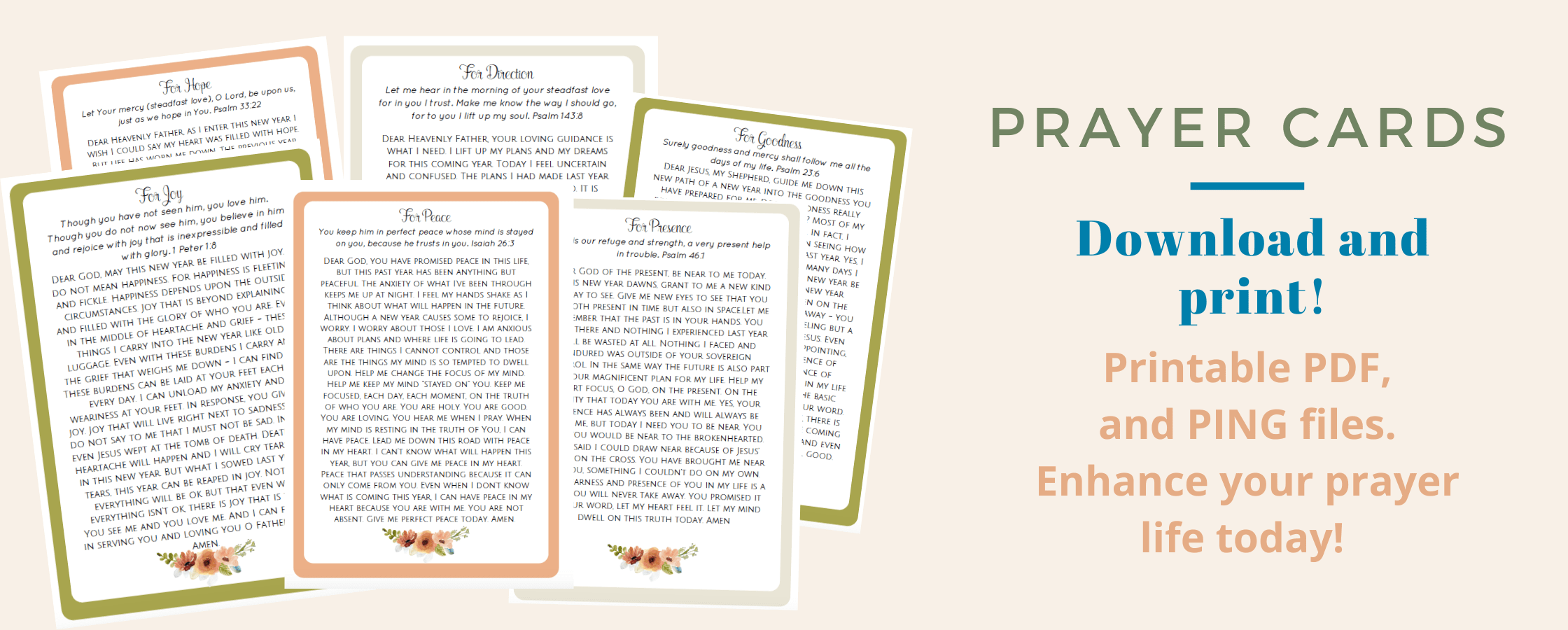 free printable prayer cards blank