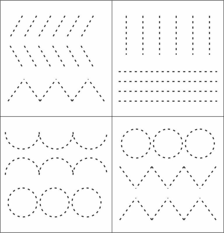 printable pre writing activities