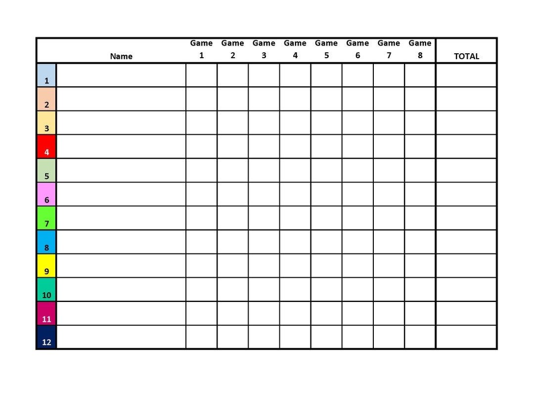 Free Printable Progressive Euchre Score Cards FREE Printables