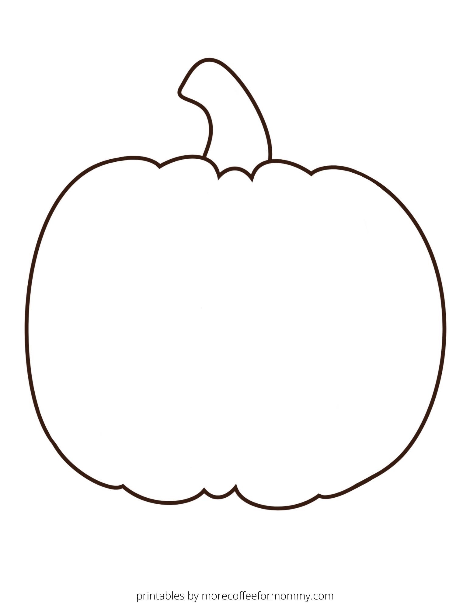 printable pumpkin picture